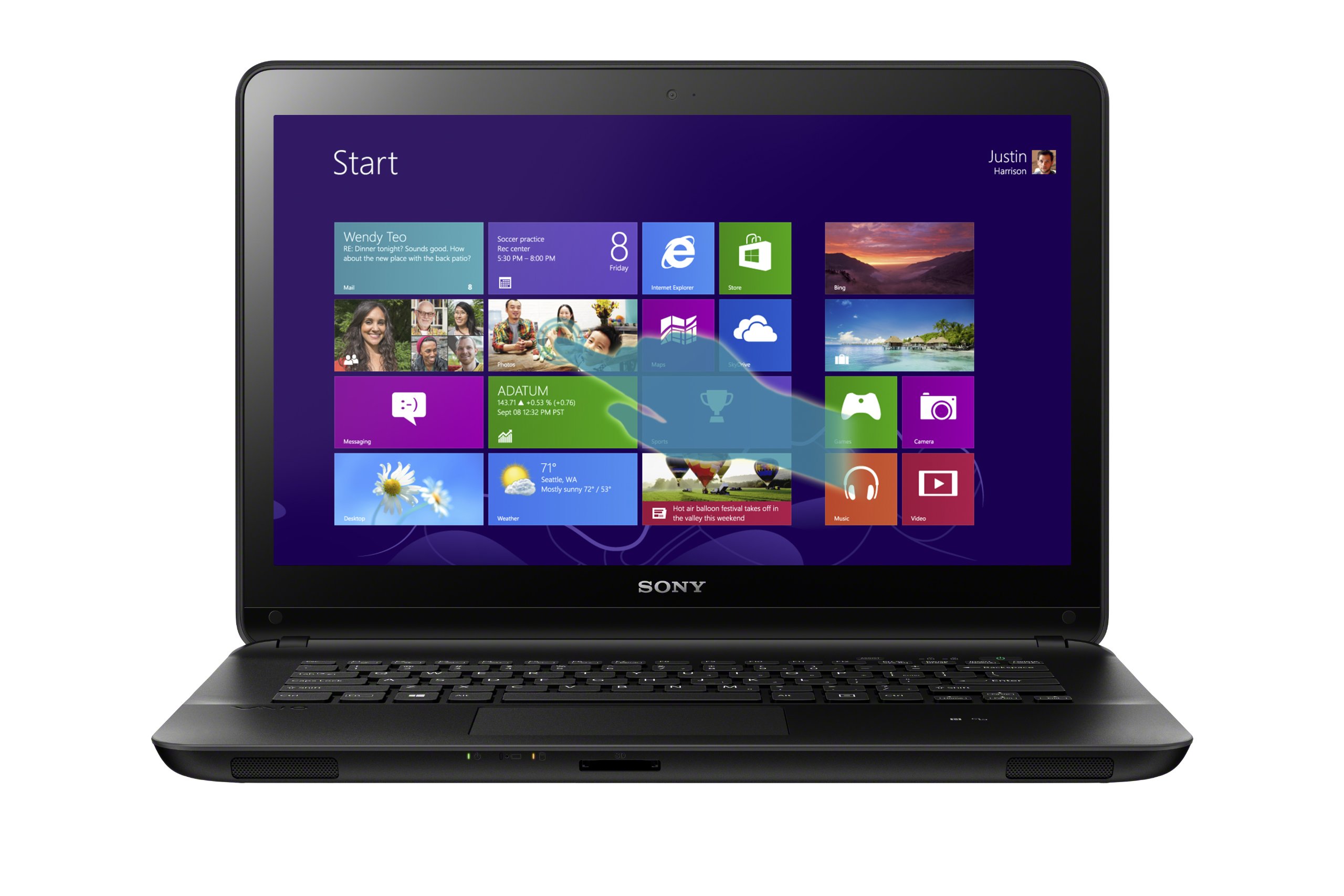 Amazon.com: Sony VAIO SVF14325CXB 14-Inch Touchscreen i5 Laptop