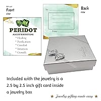 Vista 144 de Natural raw smoky quartz pendant chain necklace with white gold over 925 solid sterling silver, birthstone dainty solitaire gift for her, uniquelan