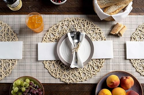 Miniatura 8 de Servietto Toallas desechables de lino para invitados (paquete de 50, 12 x 17 pulgadas), servilletas de baño de mano con forma de tela, fabricadas en