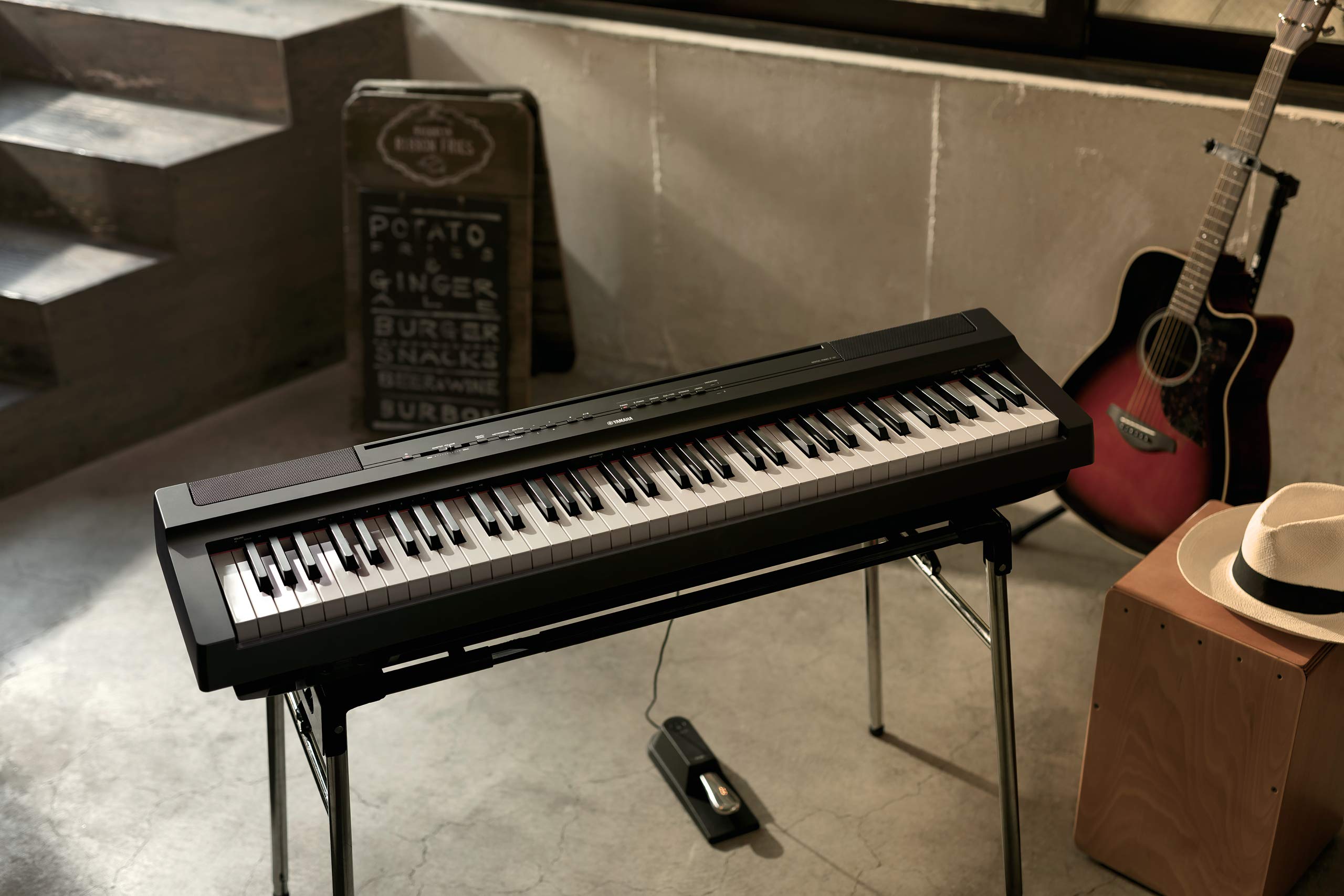 Yamaha P-121B 73-Key Digital Piano, Black : Amazon.in: Musical