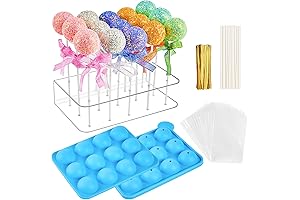 Exclusive Design Cake Pop Maker Set, 12 Cavity Cake Pop Stand Mold,...