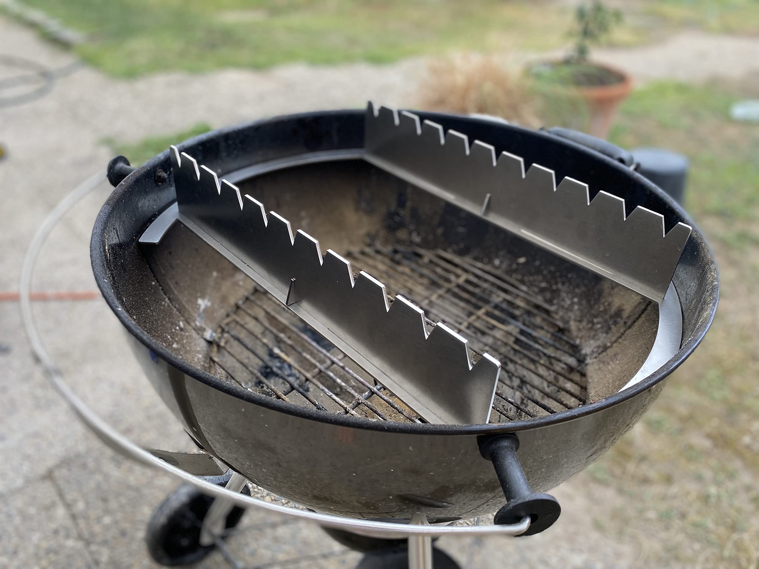 Spießbrudi Aufsatz für 10 Schaschlik-, Adana- oder Spieße Aller Art für Weber 57cm Kugelgrill