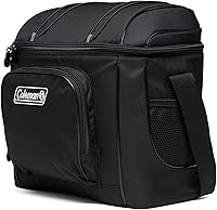 Vista 2 de Coleman Chiller Insulated Soft Cooler, Leakproof 9/16/30 Can Cooler with 12+ Hour Ice Retention, Made with Recycled Materials, Great for Lunch