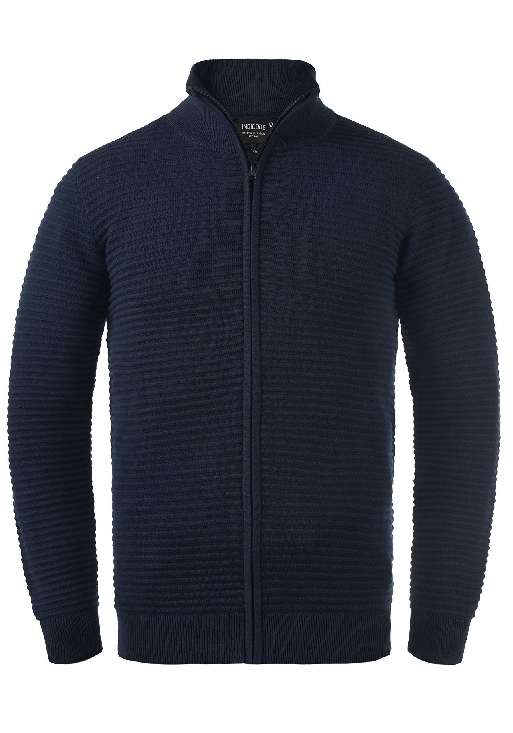 Indicode Arctic Cardigan Maglione Maglia con Bottoni da Uomo