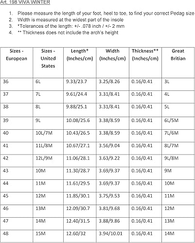 Miniatura 5 de Pedag Viva Winter  Plantillas aislantes  Fabricado en Alemania  Cojín de talón, soporte de arco longitudinal y metatarsiano  Aumenta la calidez y la
