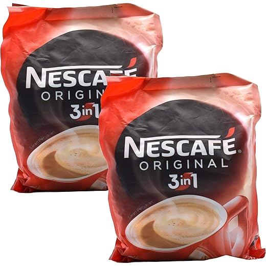 Nescafe 3 in 1 Original Soluble Ground Coffee Beverage 30 Sa