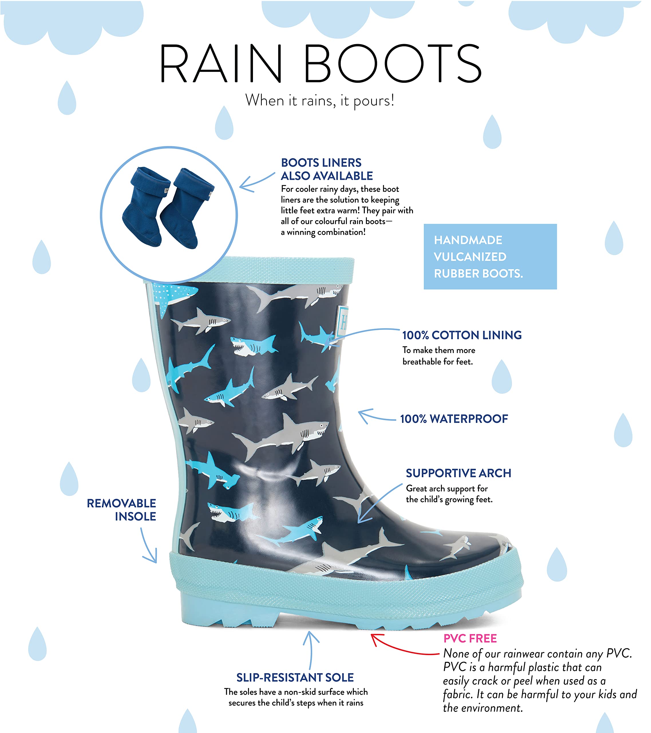Hatley Rain Boot - Kalosze Chłopcy