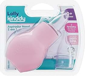 Lolly – Aspirador Nasal Bebê 2 em 1 Rosa