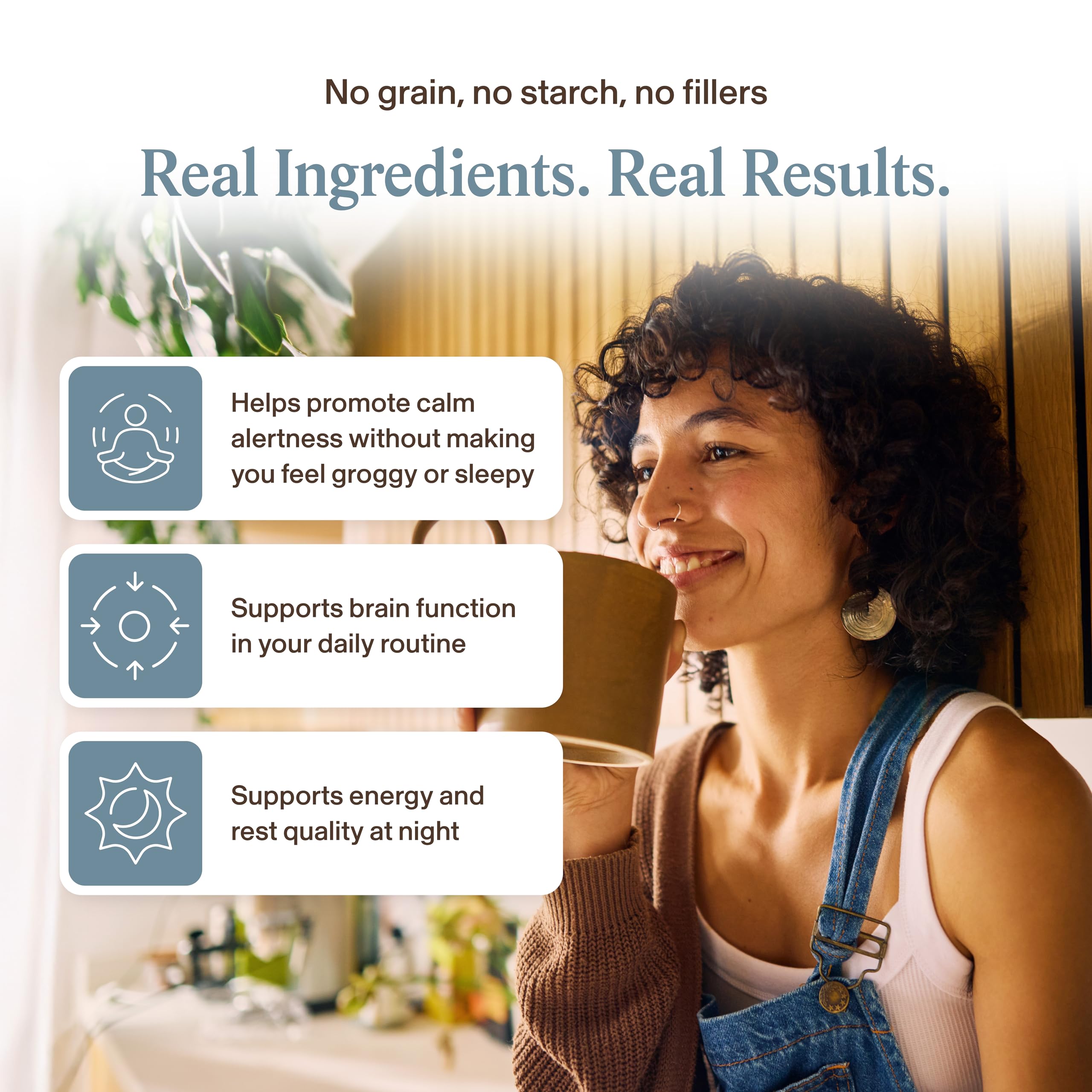 Real Mushrooms Calm Formula with Lion's Mane & Reishi, 90ct — Amazon image 4