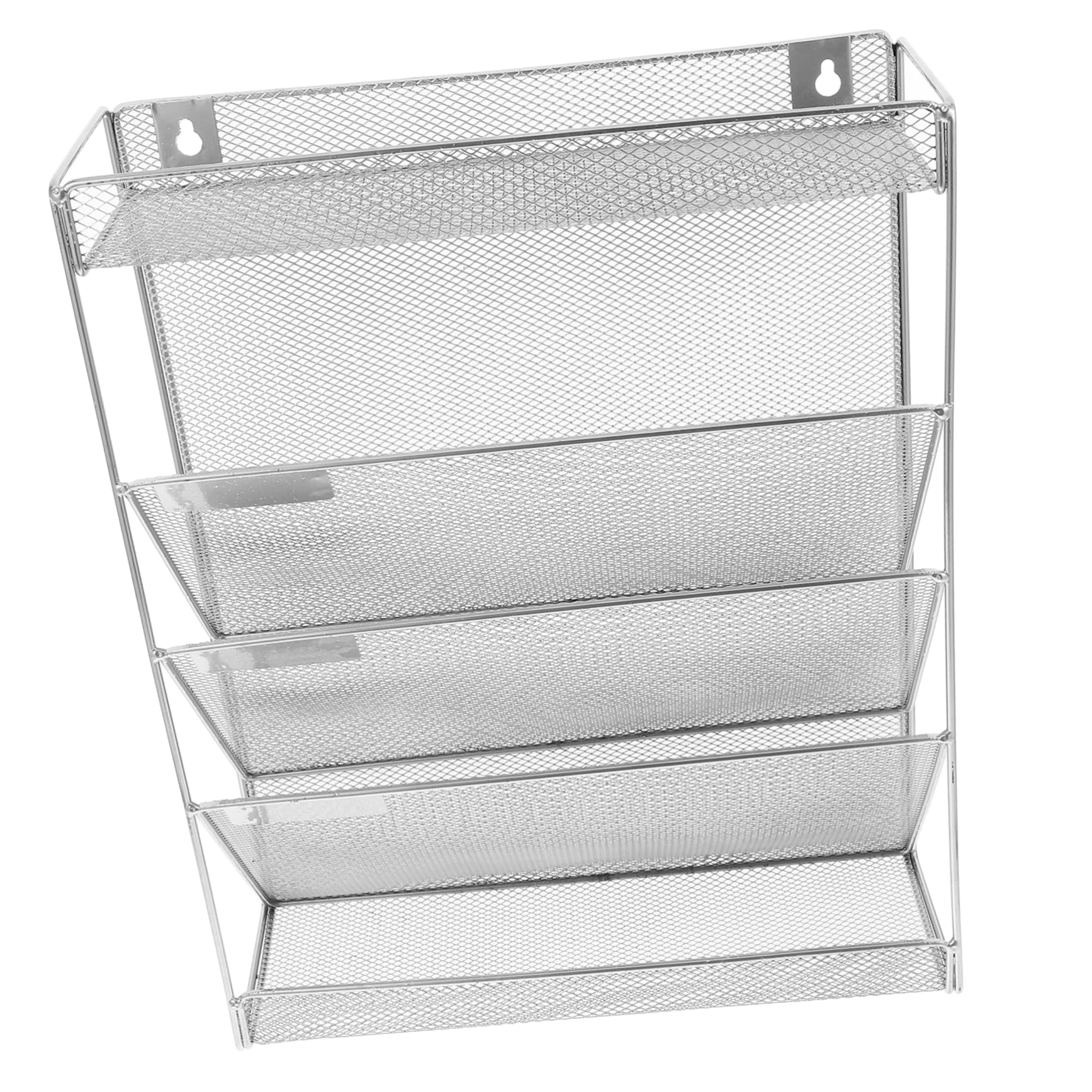 Wand Aktenhalter 1 Satz aus Eisen, Silber, Fünf Ebenen