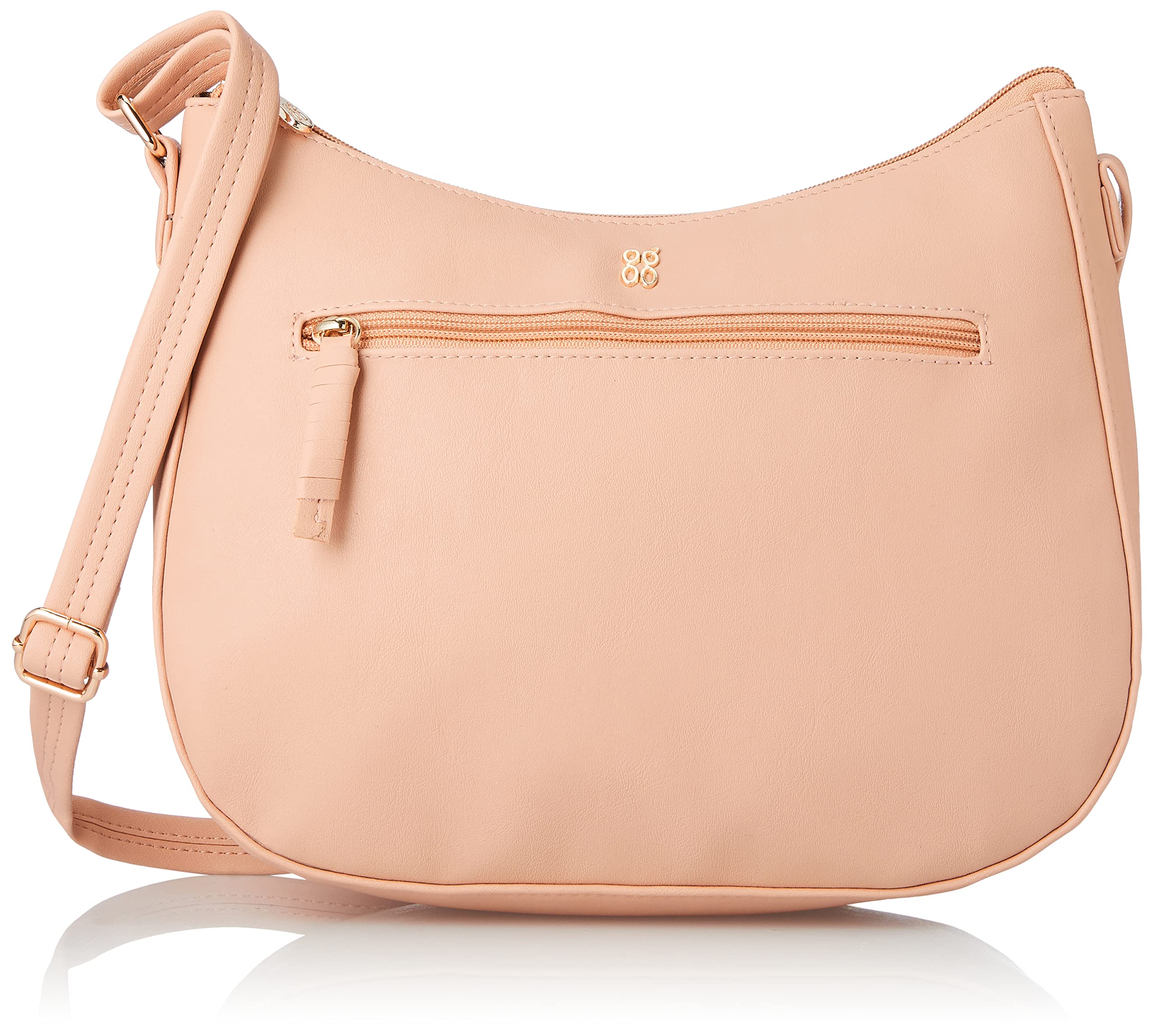 Baggit Women Pink Saddle Sling Bag Medium Size | Ladies Stylish Casual Cross Body Purse Handbag (B0BWRRY6JK) Amazon Price History, Amazon Price Tracker