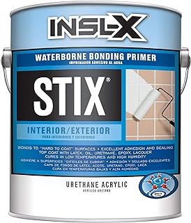 INSL-X SXA11009A-01 Stix Acrylic Waterborne Bonding Primer, 1 Gallon, White