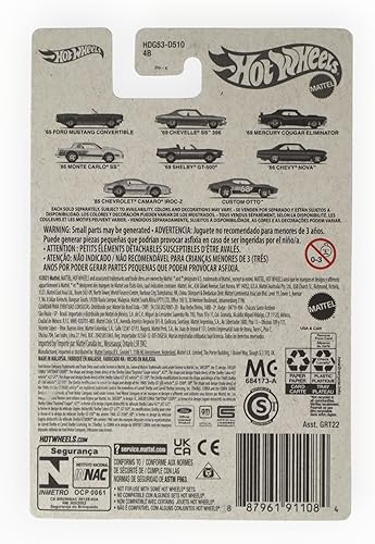 Miniatura 2 de Hot Wheels '65 Ford Mustang Convertible, Flying Customs - Azul