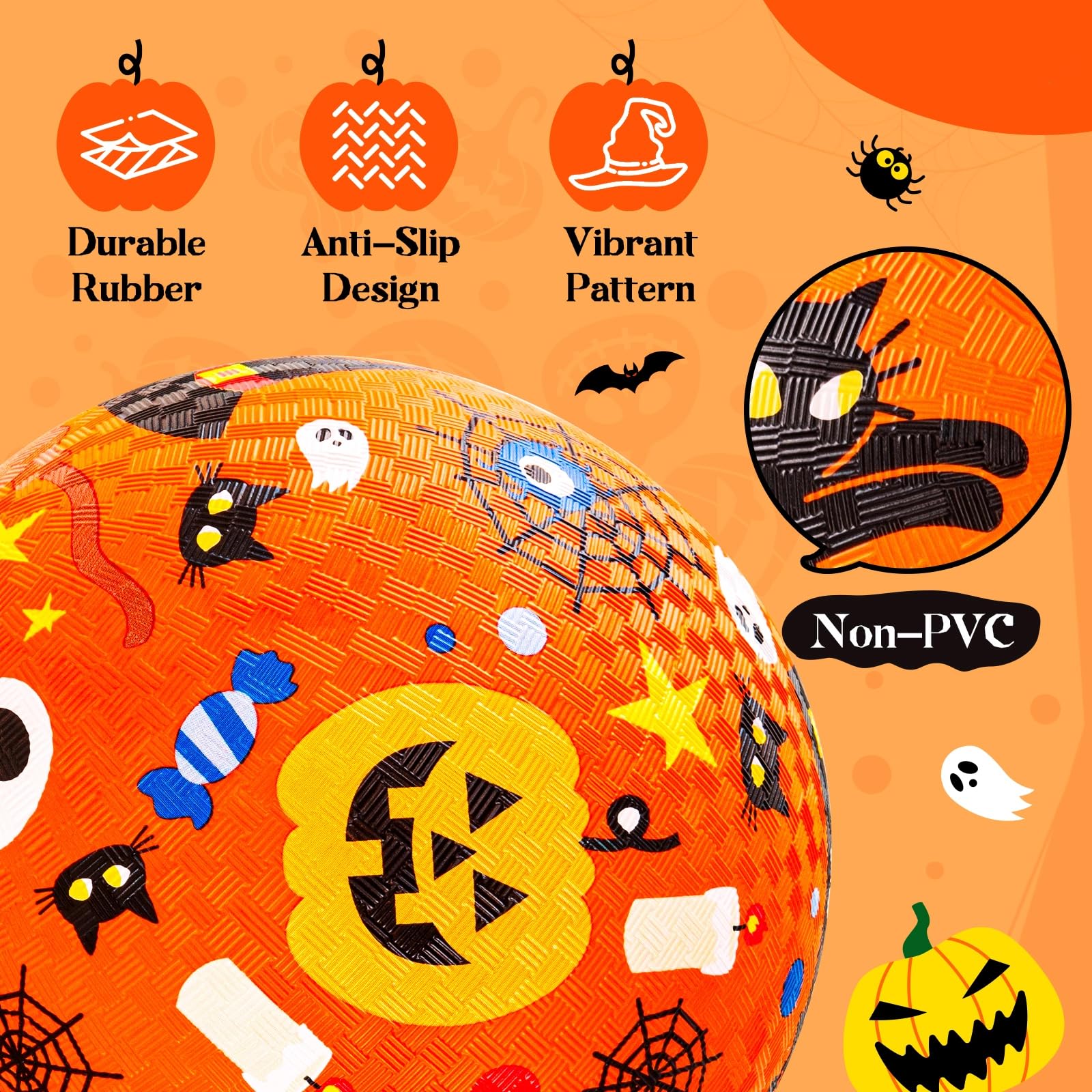 U&C Planet 2 Pack Halloween Playground Balls - Image 3