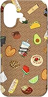 Vista 32 de Funda para iPhone 16 Brown Antojitos Mexican Food Latino Tacos Pan Dulce
