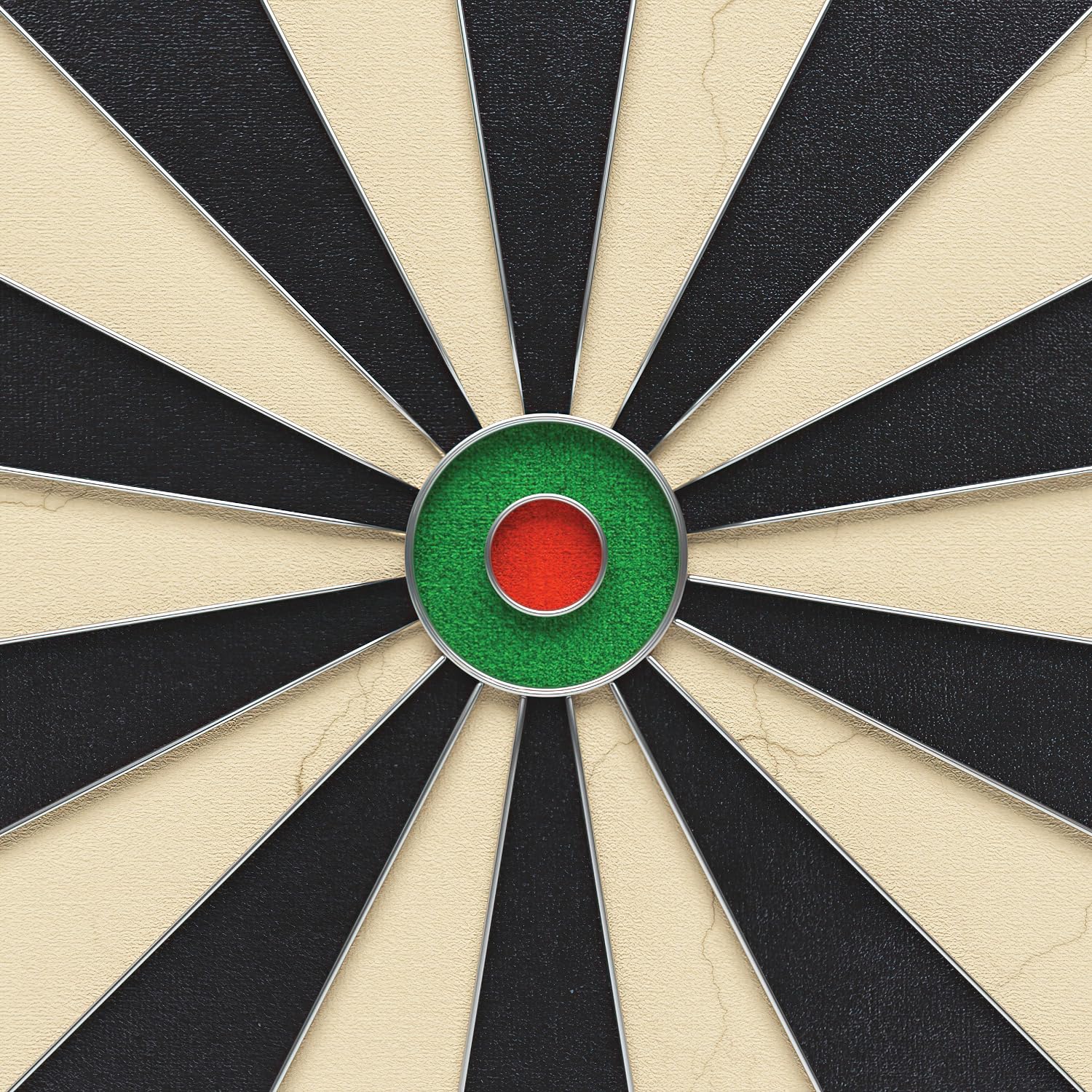 Kings Dart Profi Dartscheibe | Sisal | 0,7 mm Spider-Feldbegenzung | 45 cm