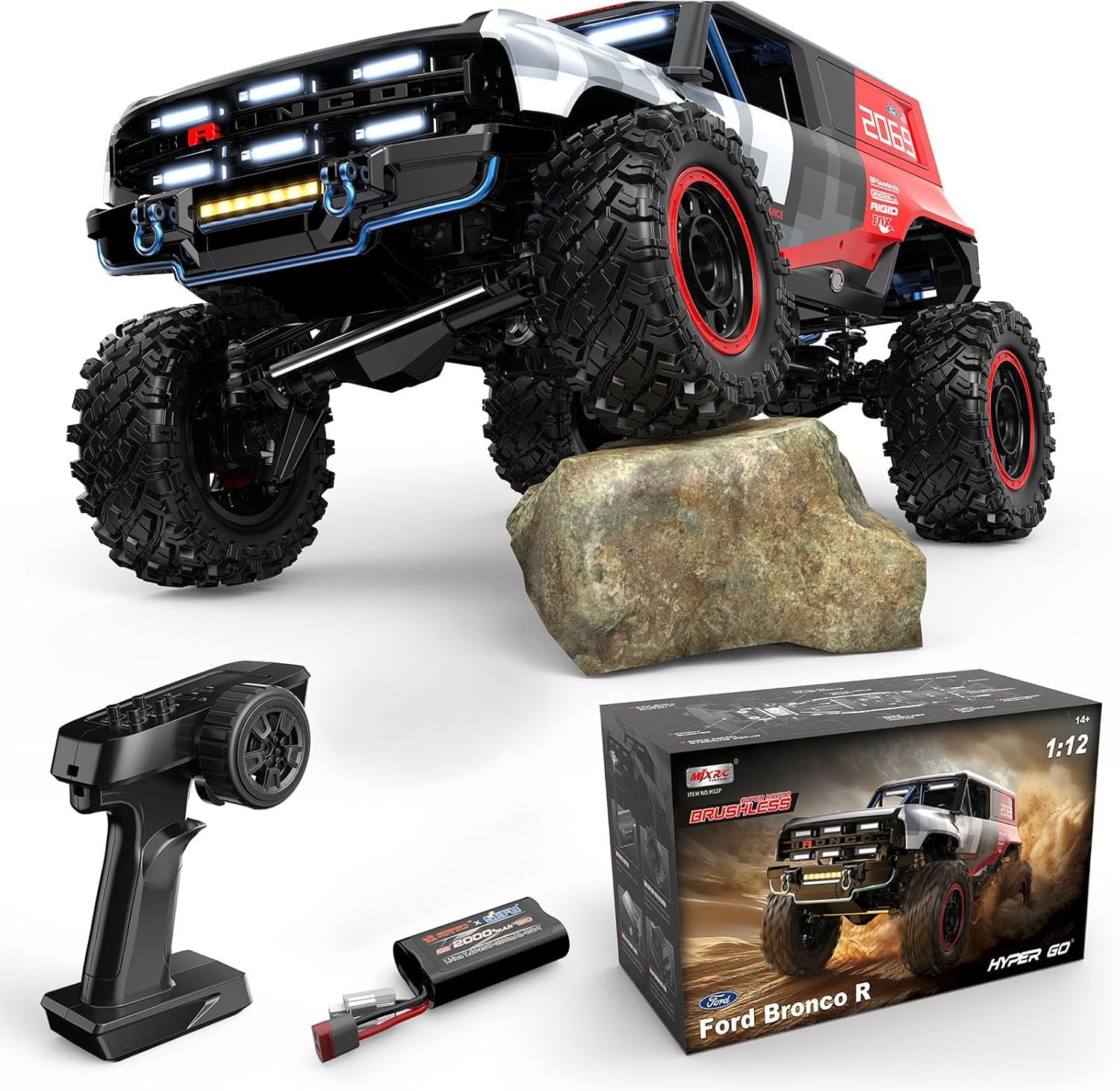 Amazon.co.jp: MJXRC H12P 1:12 4WDラジコンクローラー