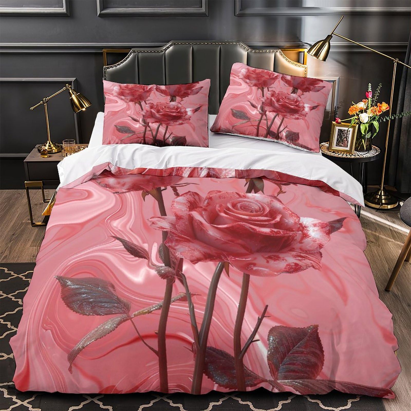 Parure de lit hypoallergénique 200x200 anti-poussière pour literie saine