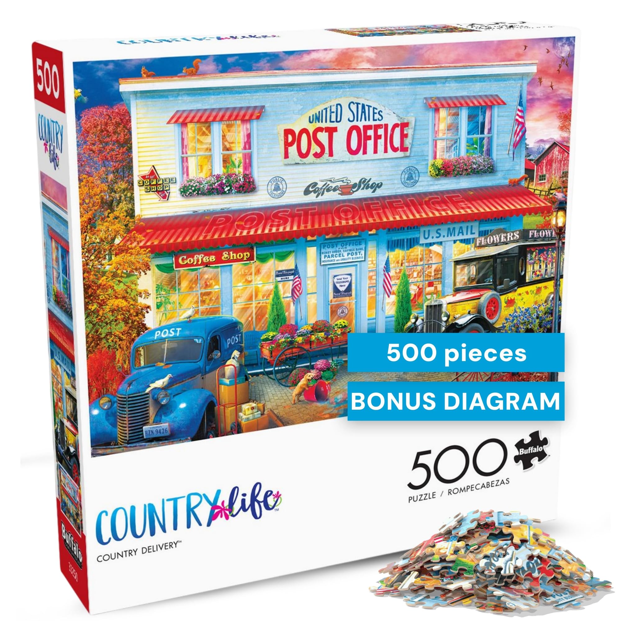 Country Life - Country Delivery - 500 Piece Jigsaw Puzzle, Multi