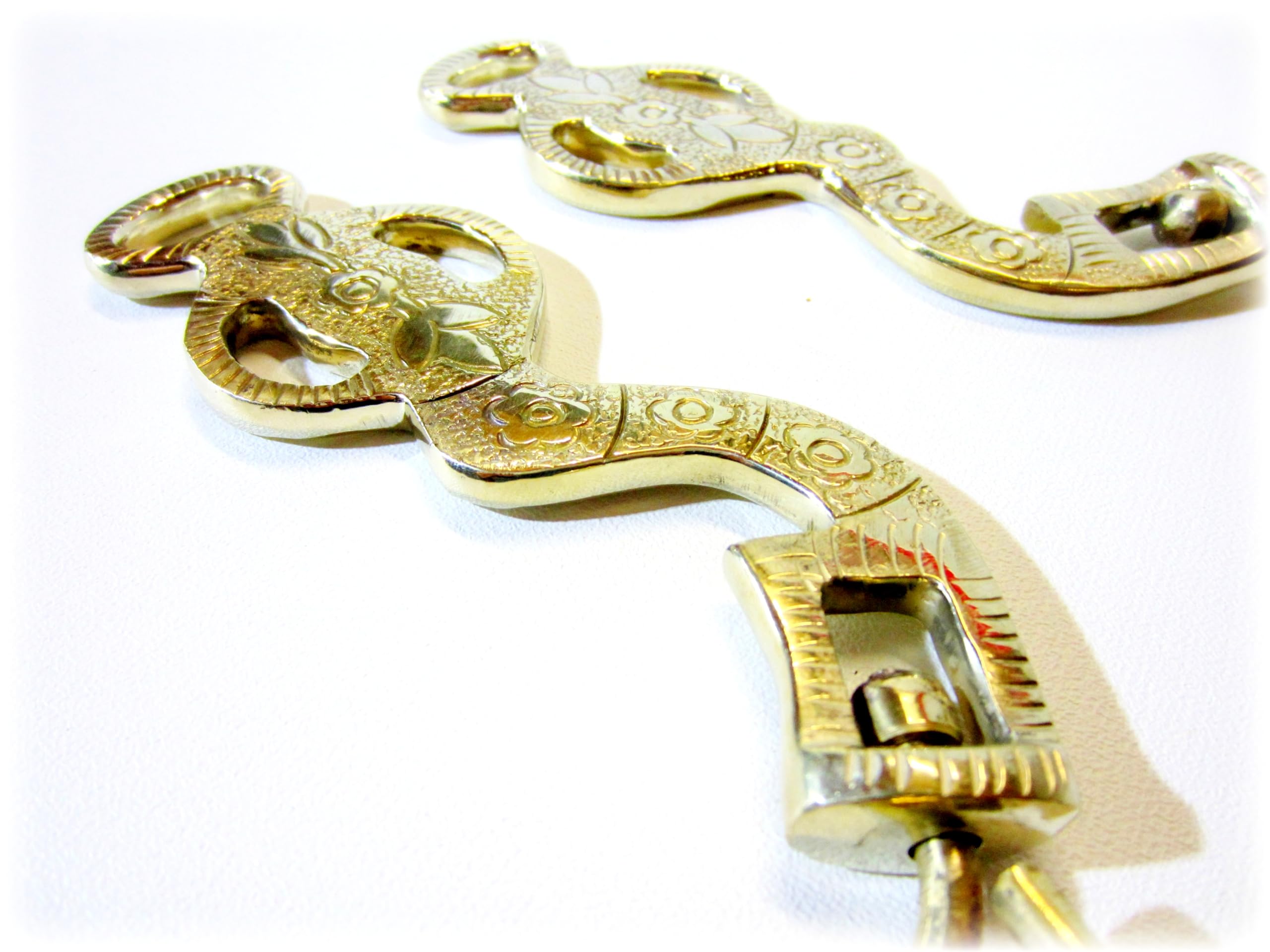 Barocke-Akademische Hackamore Silber oder Gold-Messingfarbig verziert