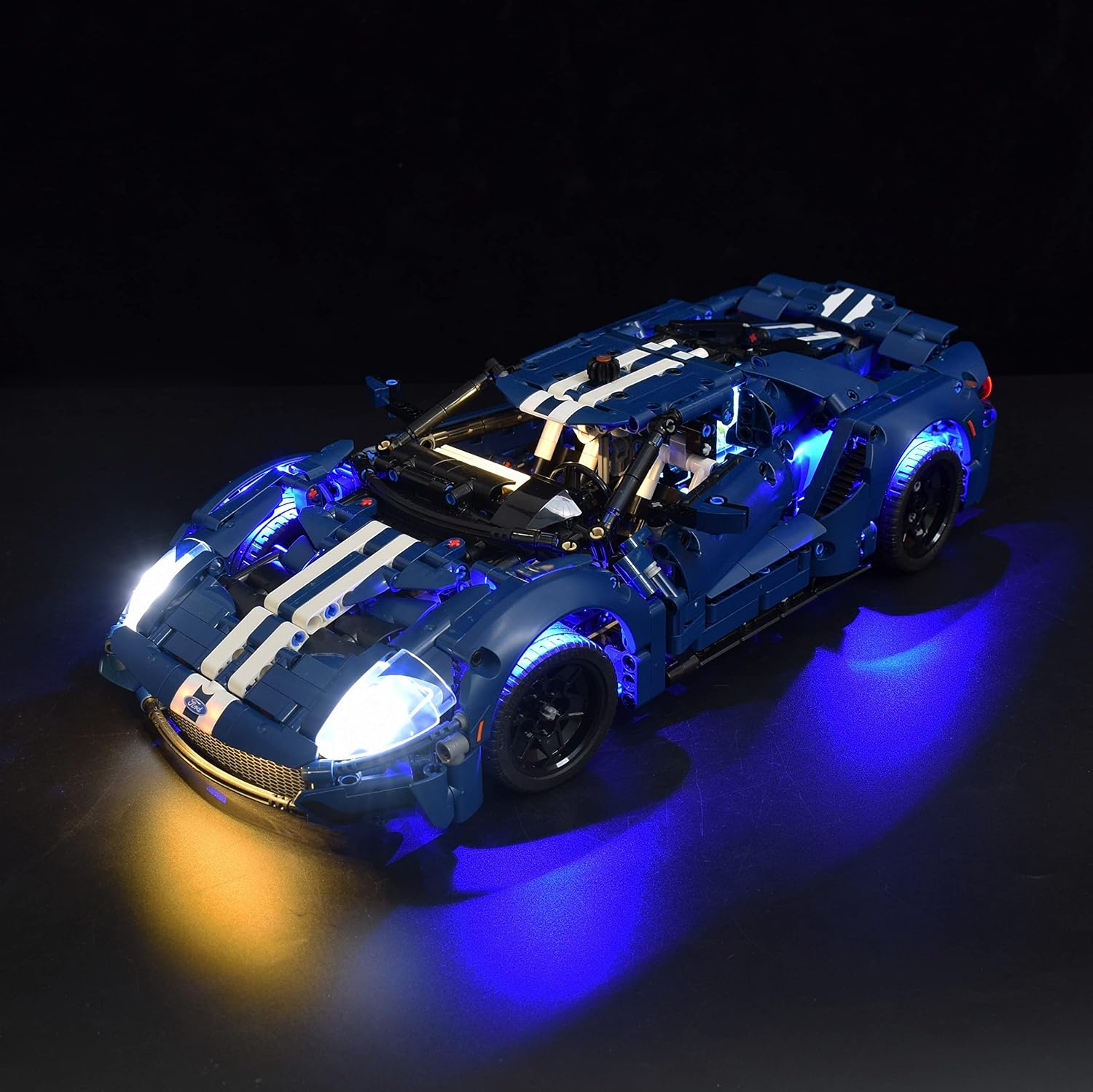 LightGo LED Lighting Kit Designed for Lego 42154 2022 Ford GT Building Set - Not Include Model (Classic Version)