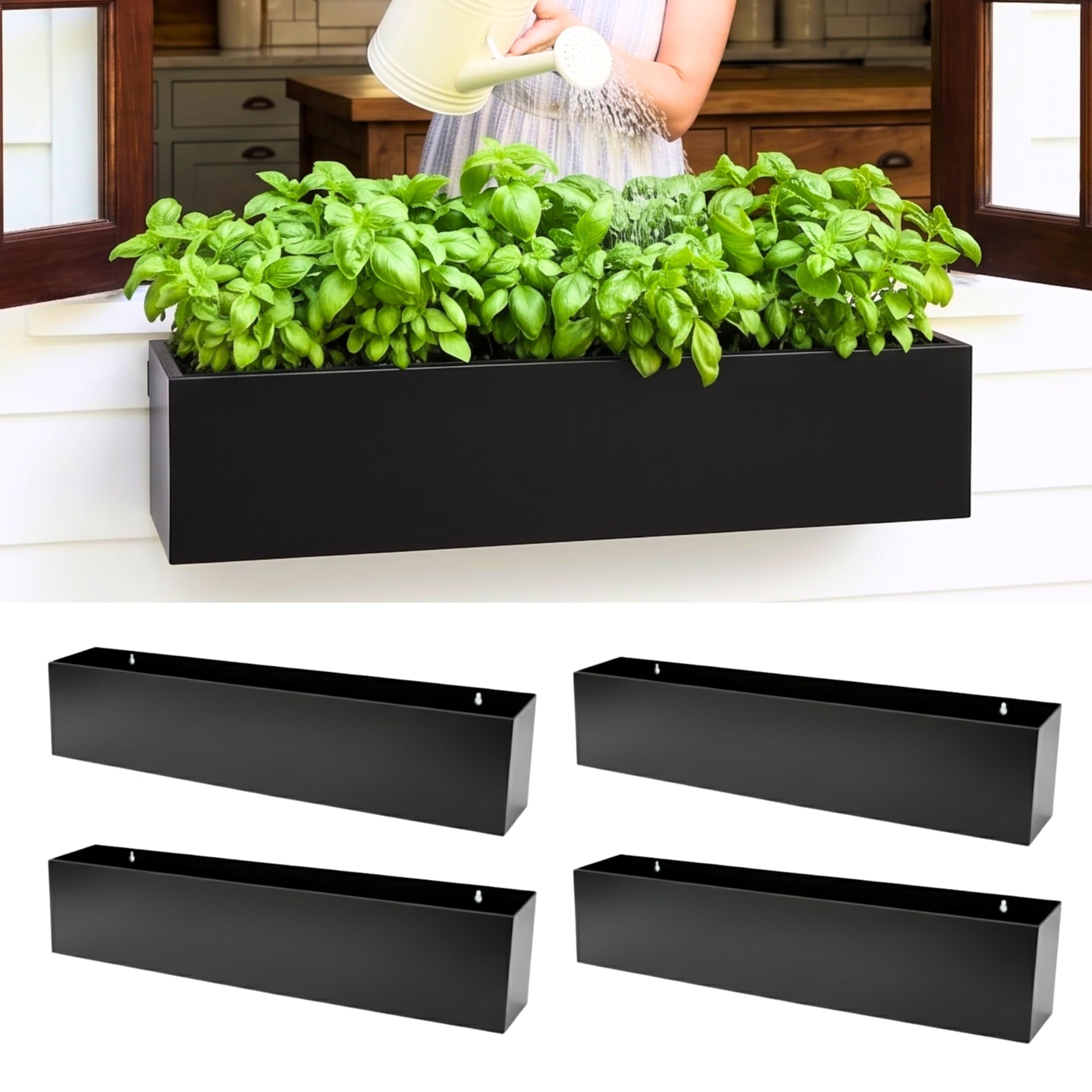Amazon.co.jp: LaLaGreen ウォールプランター(30インチ、4個パック