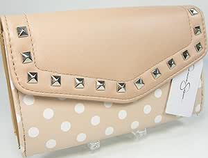 Amazon.com: Jessica Simpson Checkbook Wallet Anna Bel Air Nude Toasted