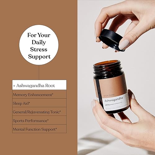 Miniatura 2 de me today Ashwagandha Cápsulas de suplemento de 3000 mg – Suplemento adaptógeno de alta resistencia para aliviar el estrés, claridad mental y