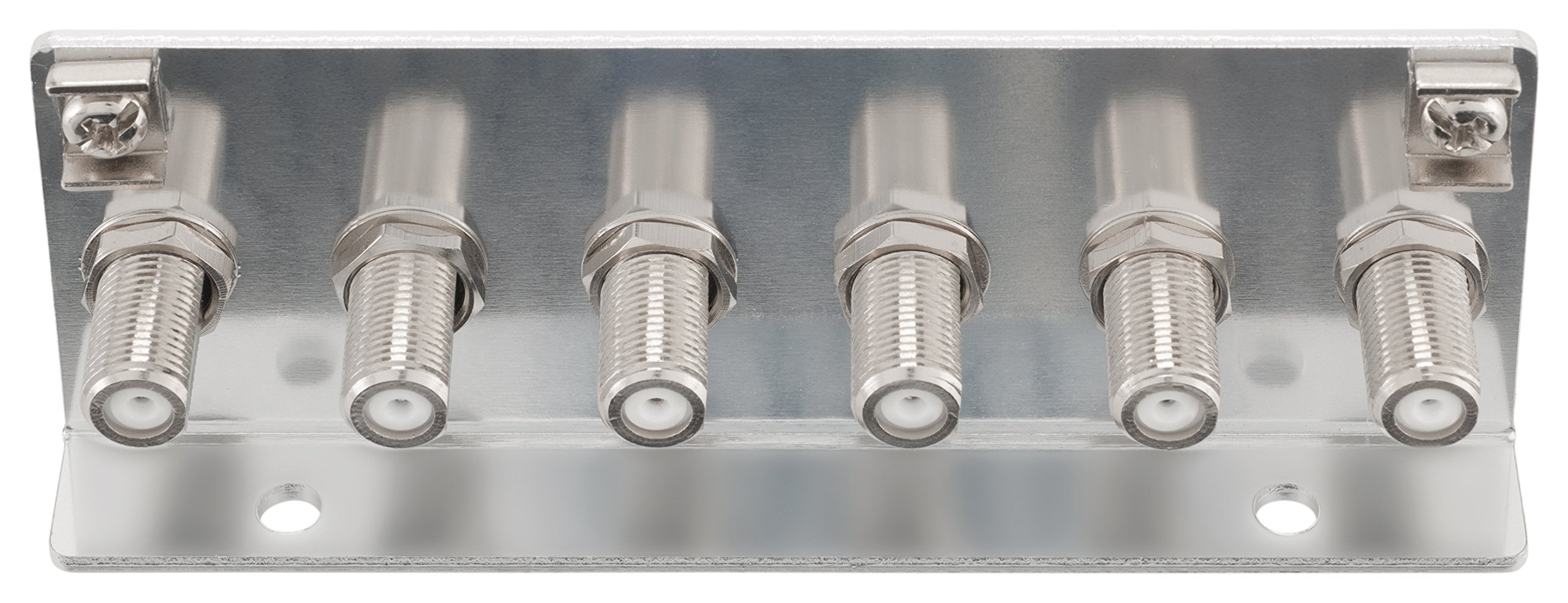 Spaun EW 6 Erdungswinkel, 6-Anschlüsse silber