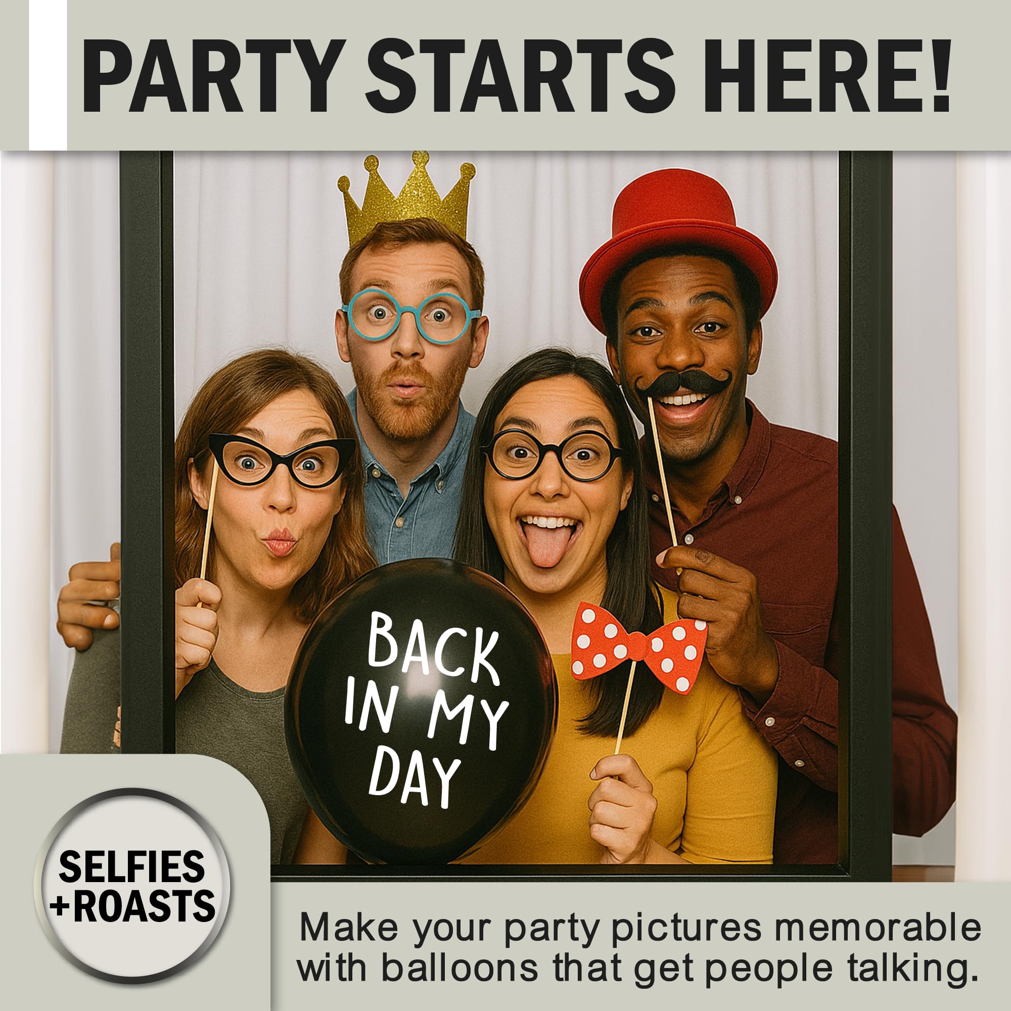 Snapklik.com : Funny Abusive Balloons Fun Decoration For Adult Birthday  Party, image size:2000x2000