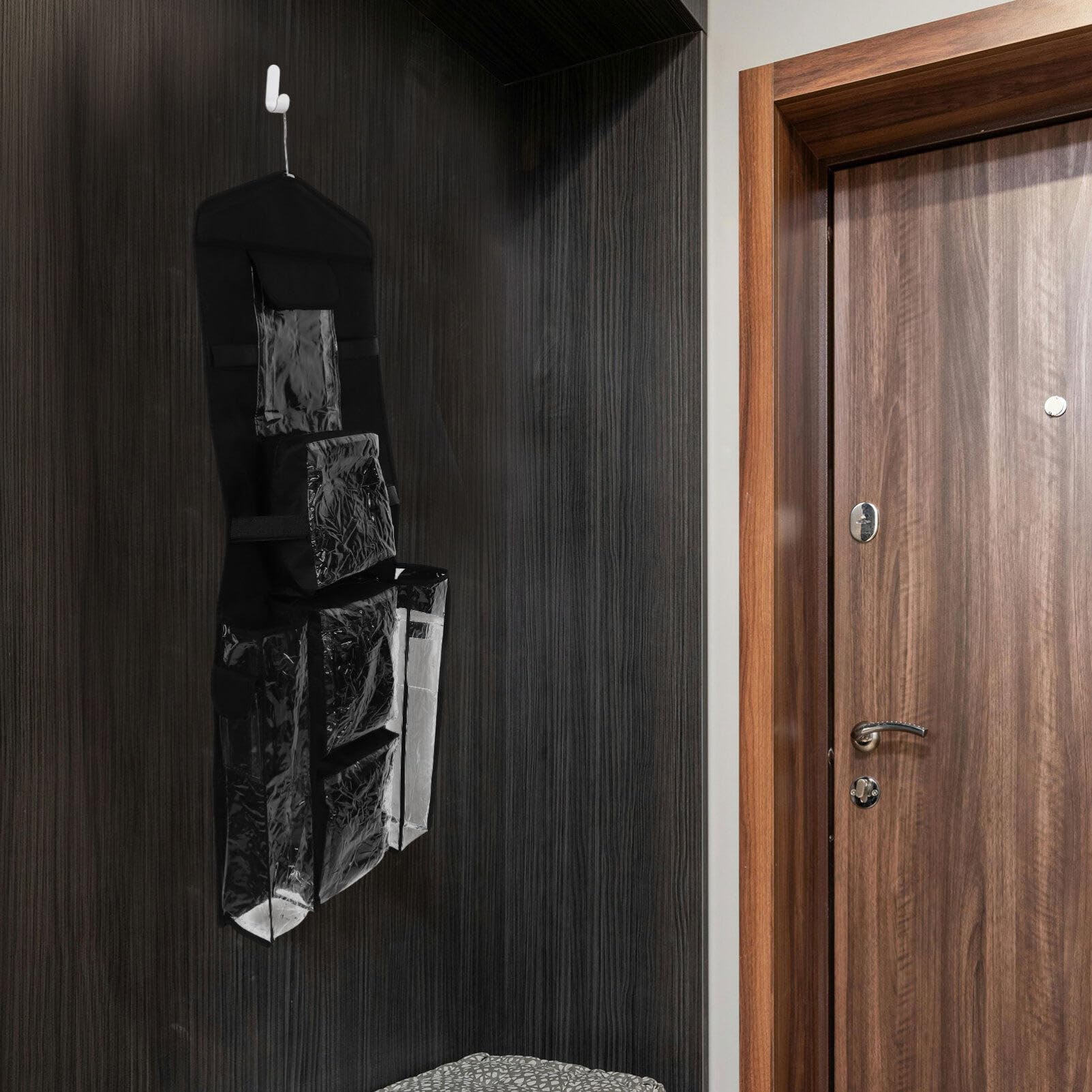 ABOOFAN Geschenkpapier-Organizer Hängende Geschenkpapier-Aufbewahrungsbehälter Geschenkpapier-Aufbewahrung Mit Mehreren Taschen Für Schlafzimmerschrank Hinter Der Tür