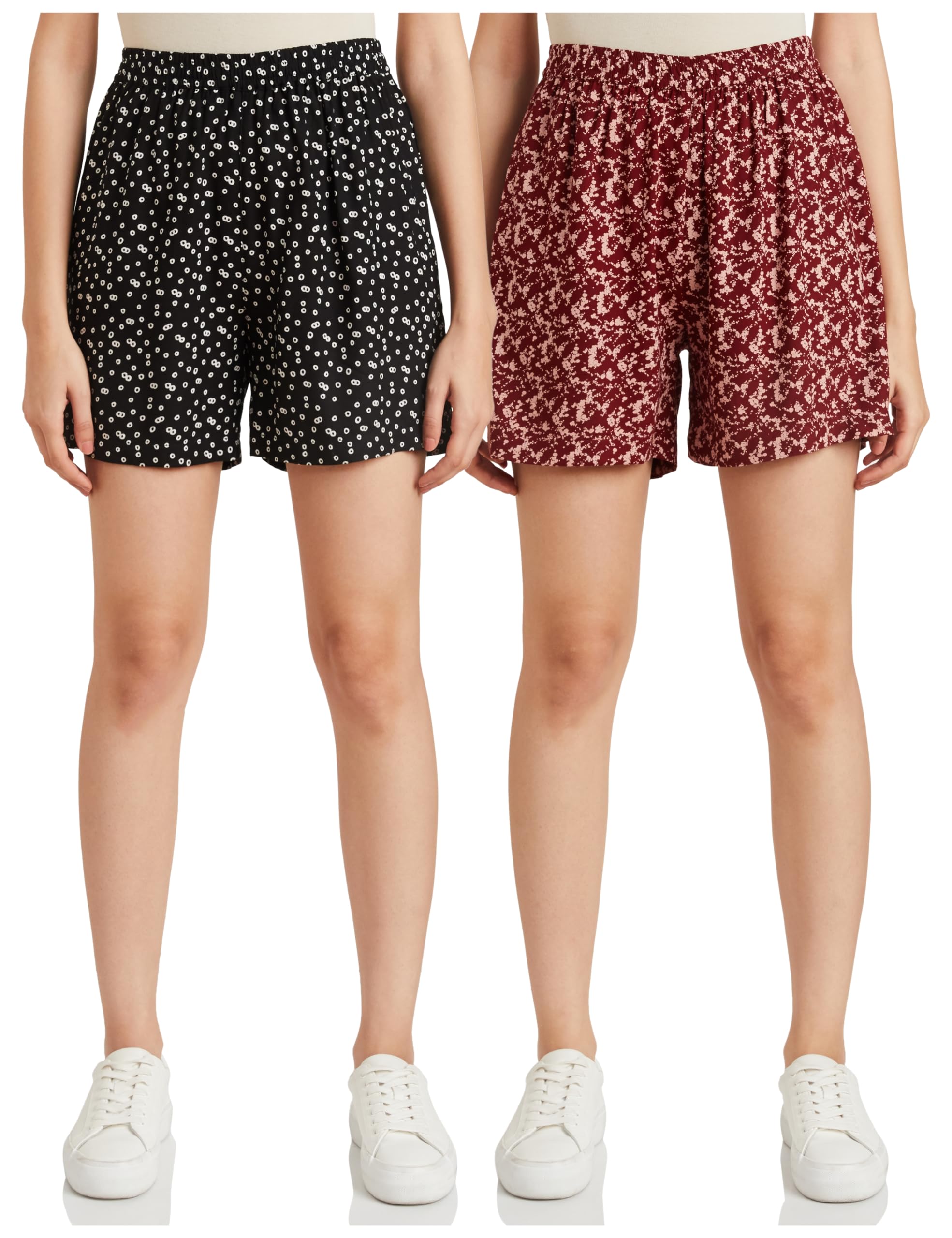 Women's Shorts (Combo Pack of 2)