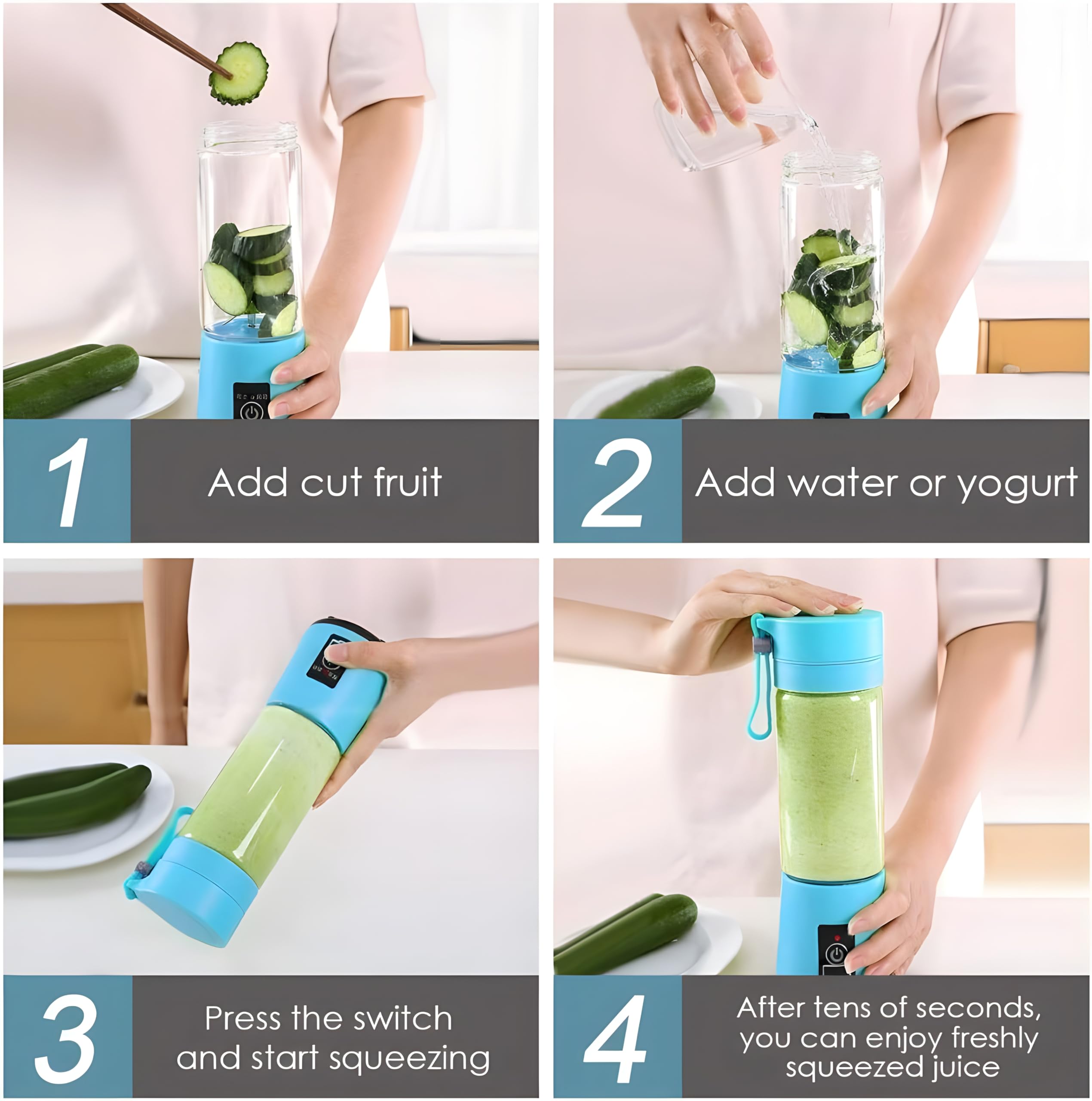 Portable USB Juicer - Grenoble Electric Blender -6