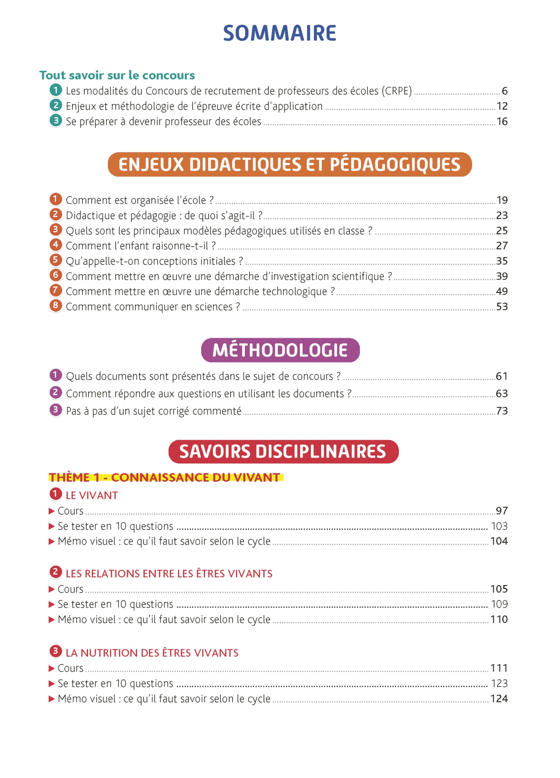 Objectif CRPE 2026-2027 Sciences et Technologie - Épreuve écrite d'admissibilité M2/L3
