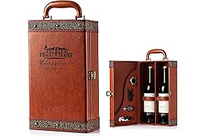 Wine Gift Box with 4 Wine Accessories Set