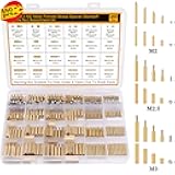 480Pcs M2 M2.5 M3 Motherboard Standoffs&Screws&Nuts Kit, Hex Male-Female Brass Spacer Standoffs, Laptop Screws for DIY Computer Build, Electronic Projects, Raspberry Pi, Circuit Board etc.
