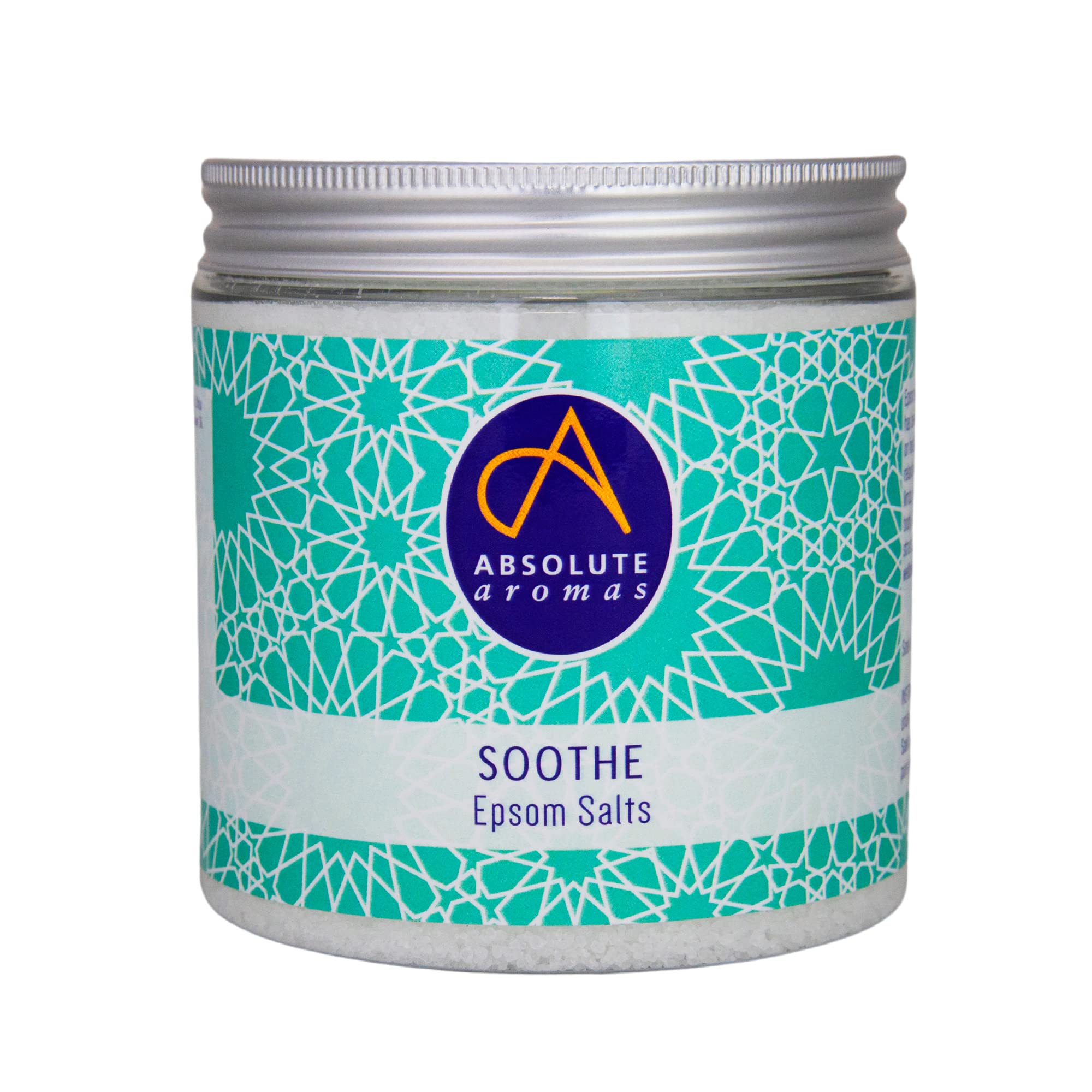 Absolute AromasEpsom Bath Salts - Magnesium Sulphate Infused with 100% Pure Essentials Oils (Soothe, 575g)