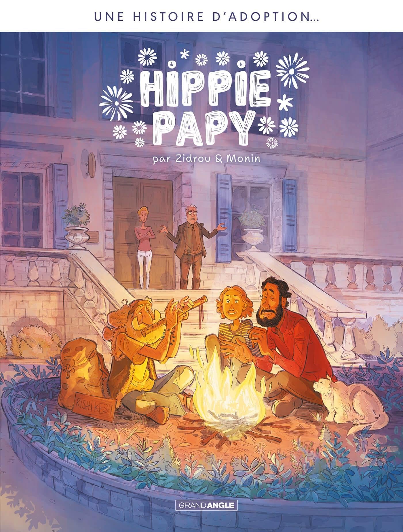 Une histoire d'adoption...- Hippie papy - Histoire complète -  Zidrou - Bamboo Eds - cartonné - Bande dessinée