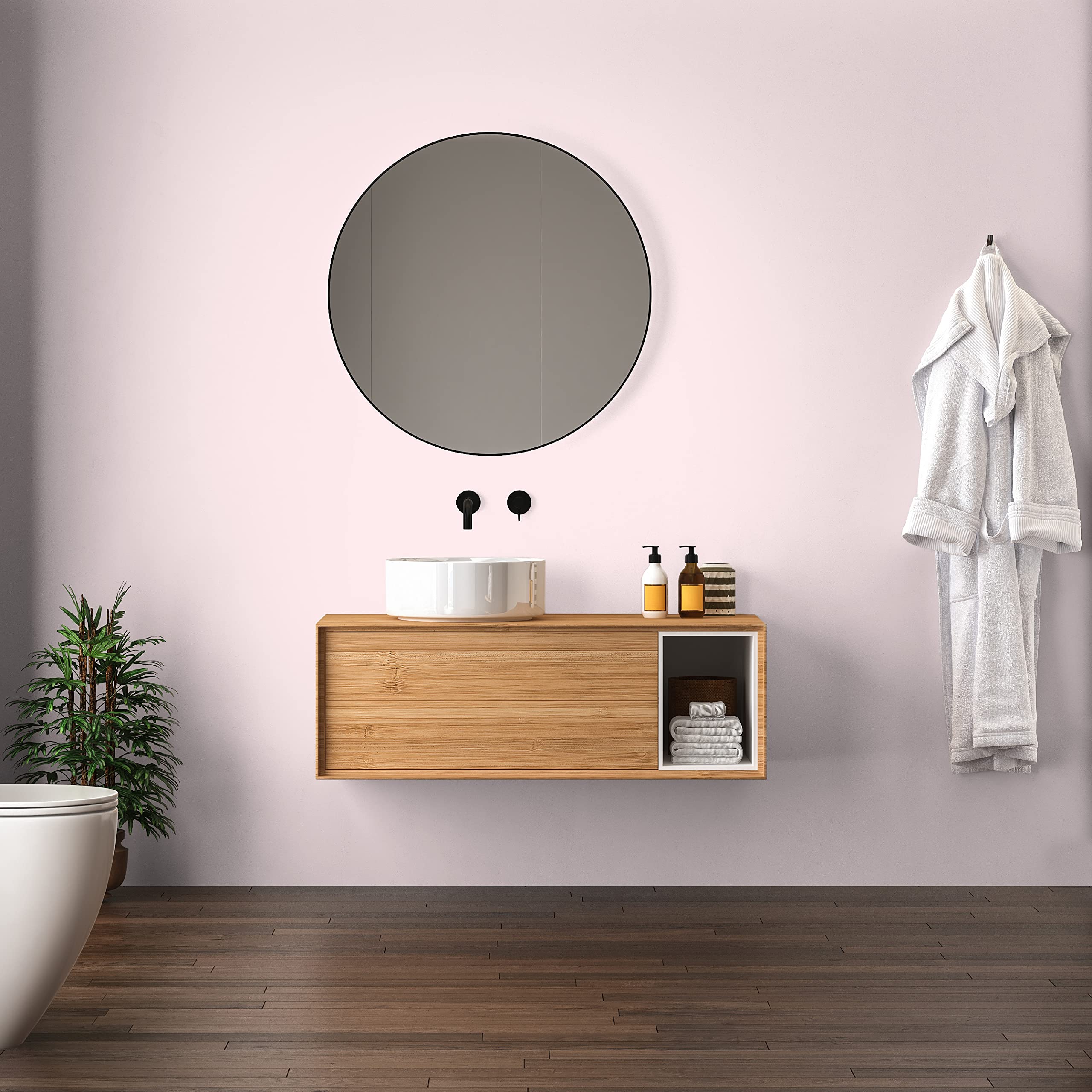 Fühl Dich Wohl Wandfarbe Rosa Japanrosa hohe Deckkraft matt hochdeckend 5l