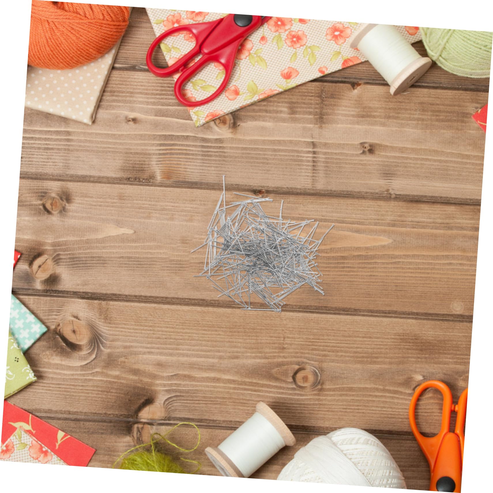 HAPINARY 1 Box Sewing Positioning Sewing Straight Pins Quilting Pins Flat Head Hemming Clips for Sewing Flat Button Head Pins Sewing Gadgets Hand Sewing Accessories Small Head Pins