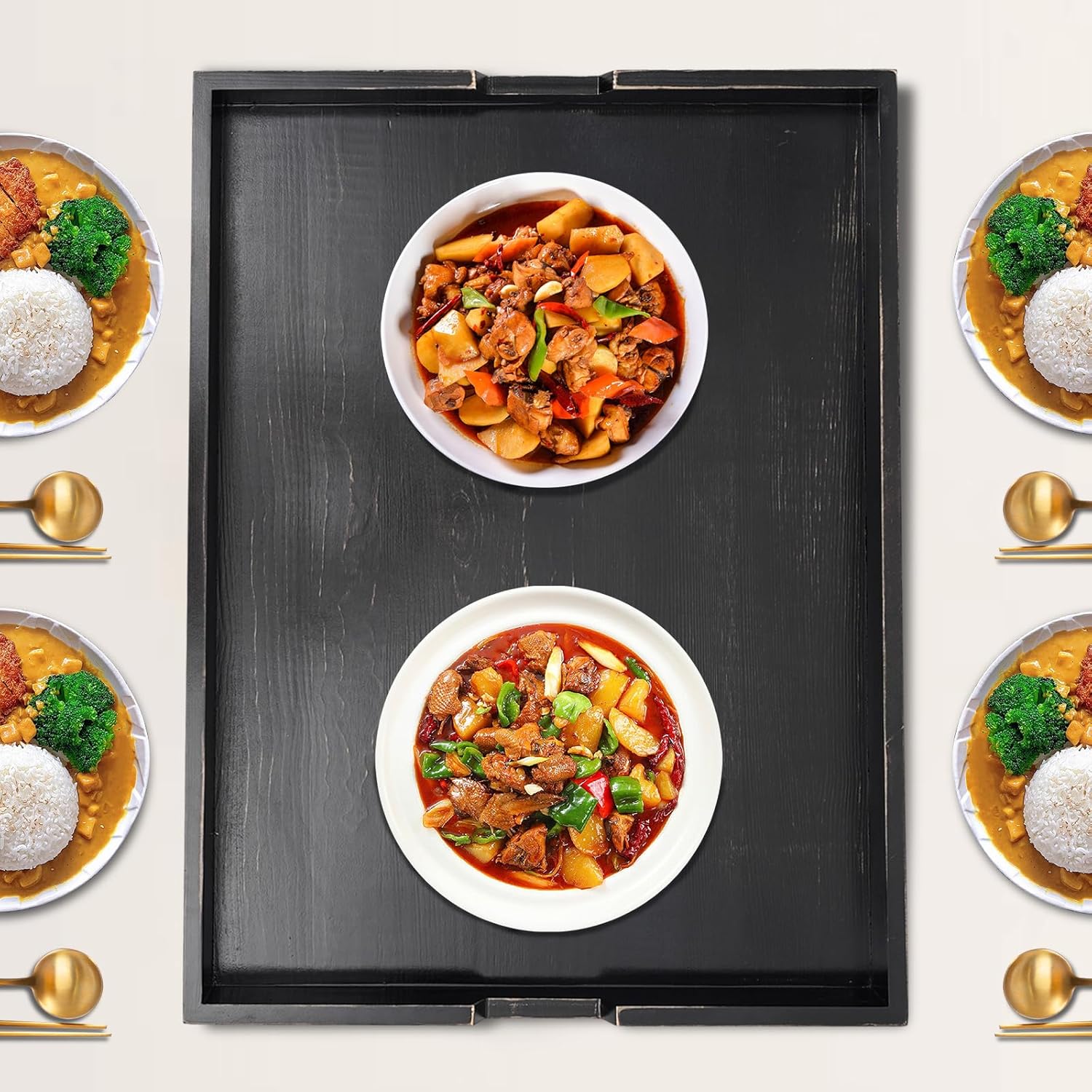 Stove Top Cover Board with Built-in Handles, Noodle Board for Gas Electric Stove, Extra Thick Pine Wood Stove Covers for Kitchen Counter Space, Handmade Cookware Cutting Board with Juice Groove