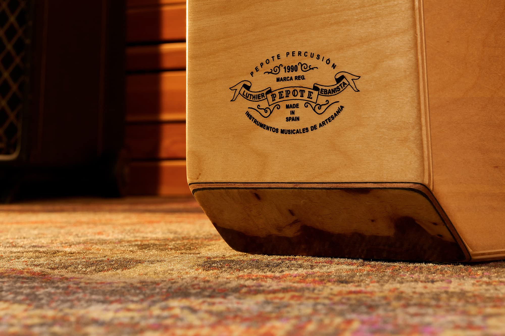 Meinl Percussion Slaptop Cajon Box Drum with Internal Snares and Forward Projecting Sound Ports -- Made in Spain -- Artisan Edition, 2-Year Warranty (AEVLPS) - Image 6
