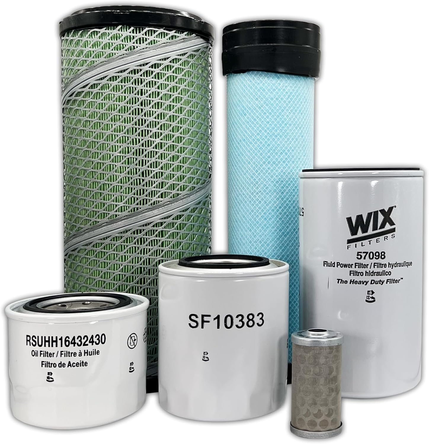 HERO Maintenance Filter Kit For Kubota MX5200DT Tractor Filters Compatible With OEM R140142270 R240142280 HH16432430 HHTA037710 1J80043170 1G31143380