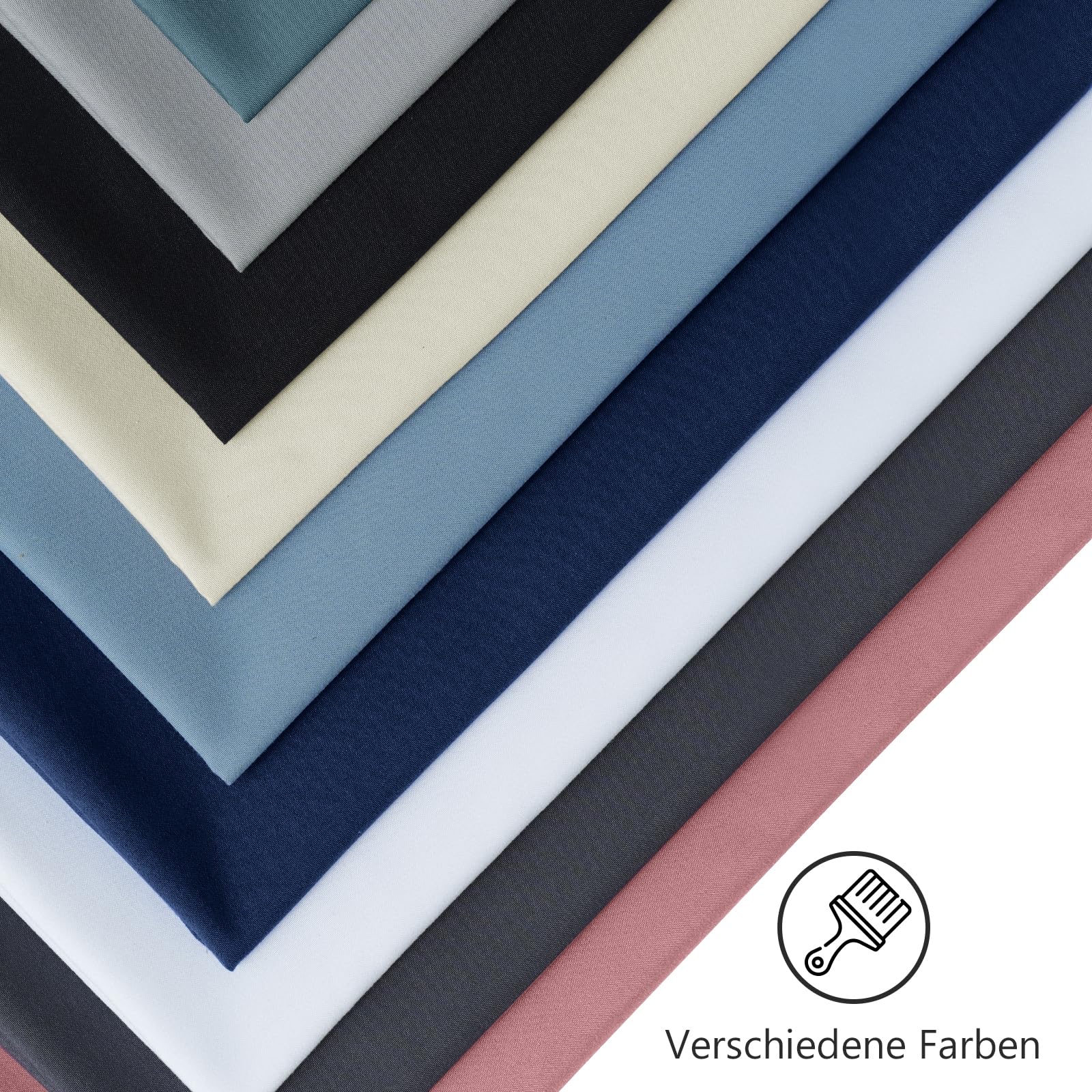 Set van 2 kussenhoezen, 40 x 80 cm, 100% katoen, kleurrijke kussensloo