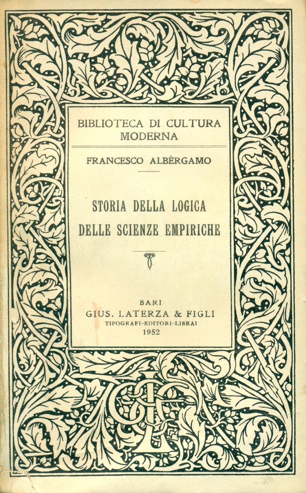 Storia della logica delle scienze empiriche.: Amazon.co.uk: Albèrgamo Francesco: Books