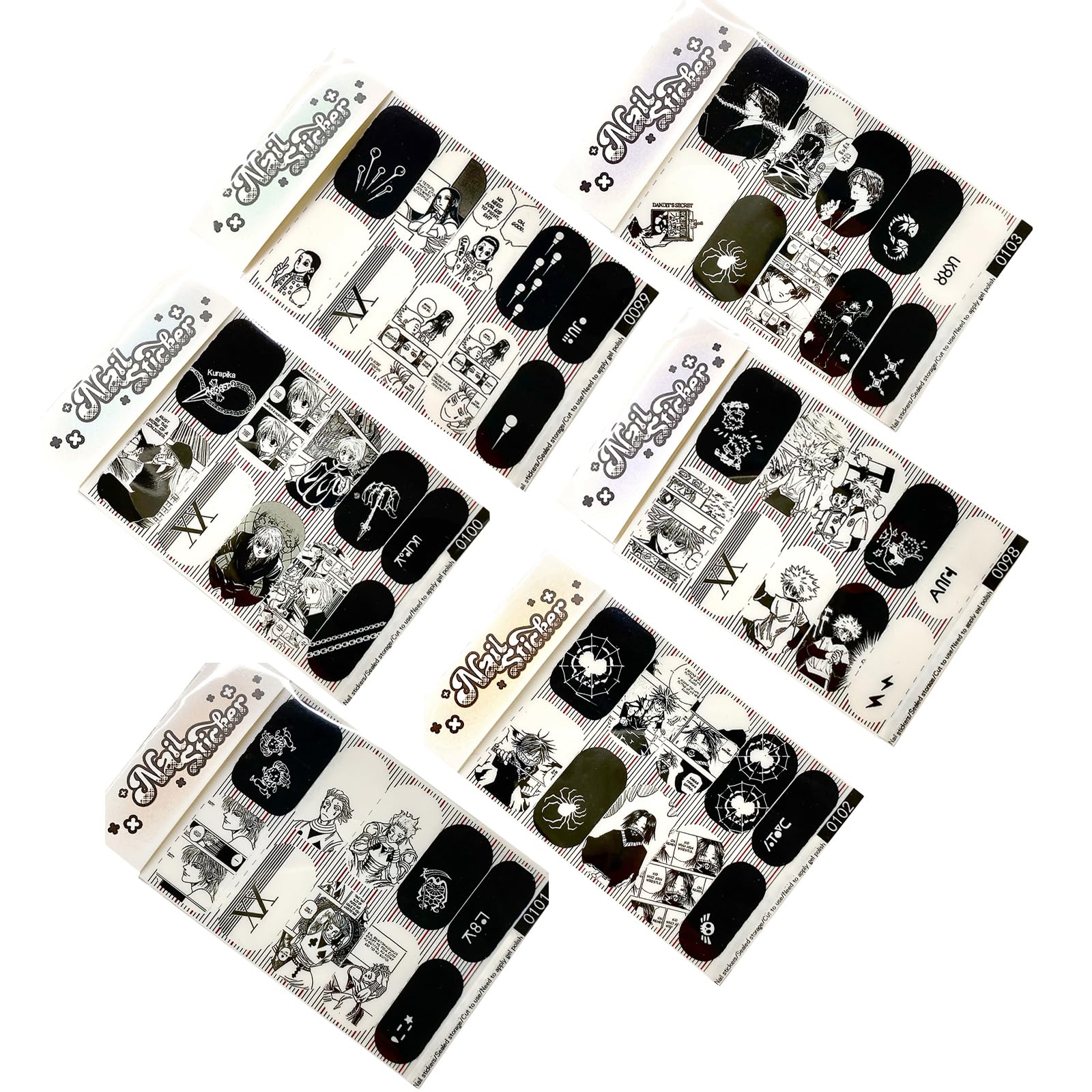 Amazon.co.jp: [HIWOWO] ネイルシール 6セット ネイルステッカー