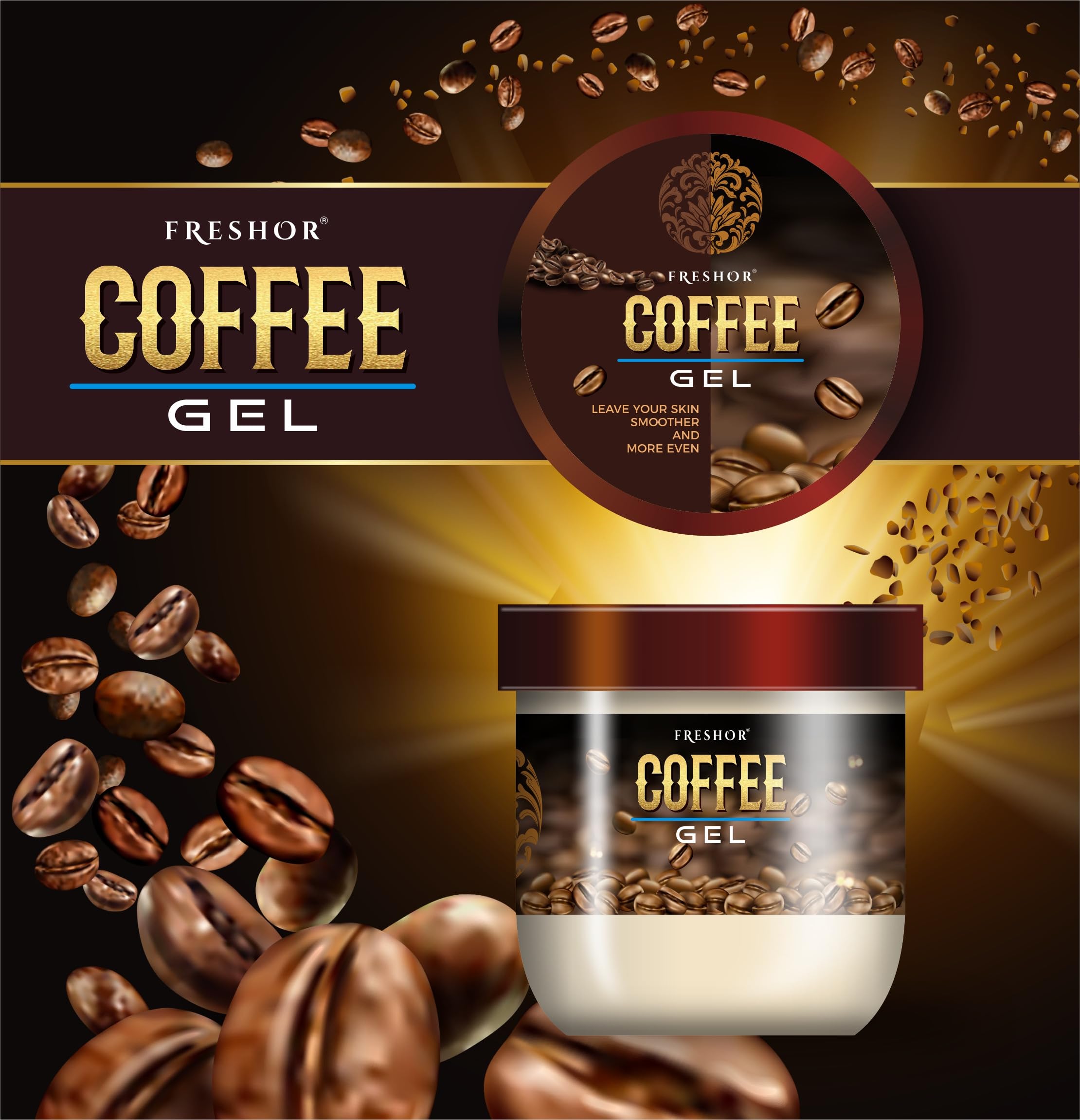 Freshor Coffee Gel For Men & Women | 200 ml : Amazon.in: Beauty