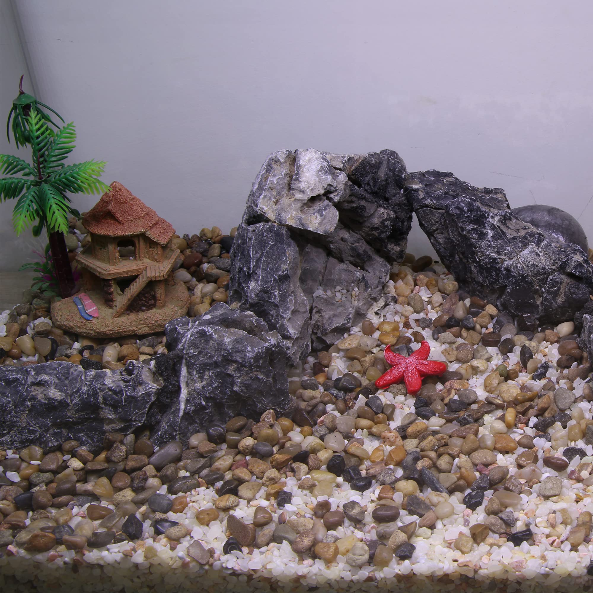 VOCOSTE Coral Reef Decor, Mini Faux Coral Decor for Aquarium Decorations Red, 1.69"x1.69" - Image 2