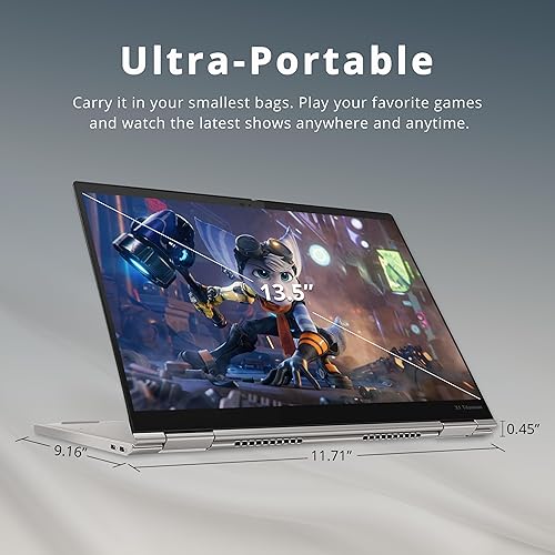 Miniatura 8 de LENOVO Thinkpad X1 Yoga 13.5" 2 en 1 2K Touch Business Laptop, Intel Core i7-1160G7, 16GB RAM, 512GB SSD, teclado retroiluminado, lector de huellas