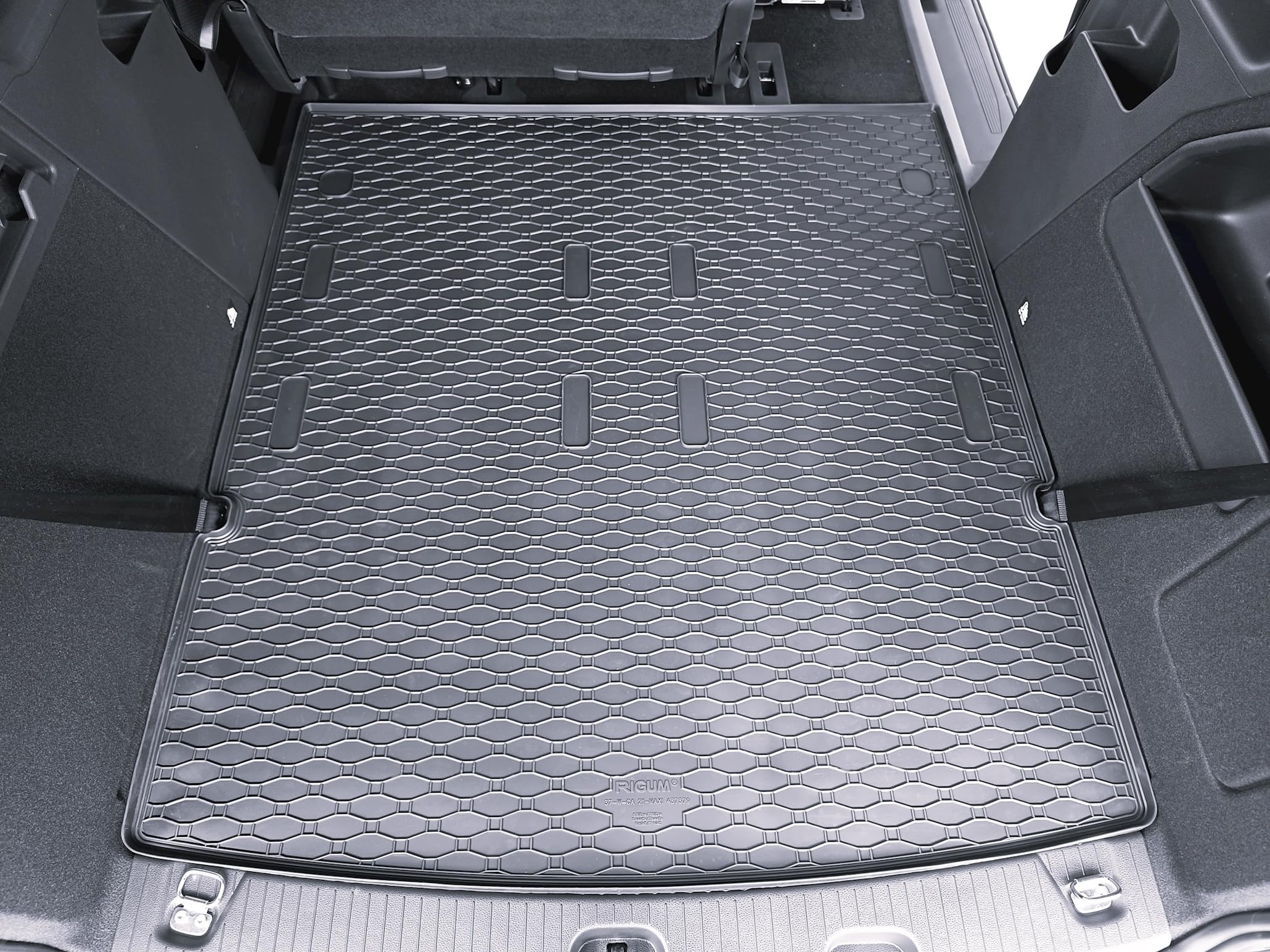 AD Tuning Gummi Kofferraumwanne für VW Caddy Maxi (2021-) | Ford Grand Tourneo Connect (2022-) | Passgenau, Rutschfest, Wasserdicht, Schmutzabweisend, Pflegeleicht, Kofferraummatte